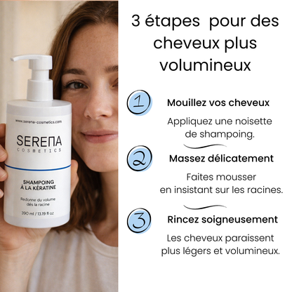 Shampoing à la kératine