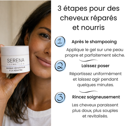 Masque réparateur à la Kératine